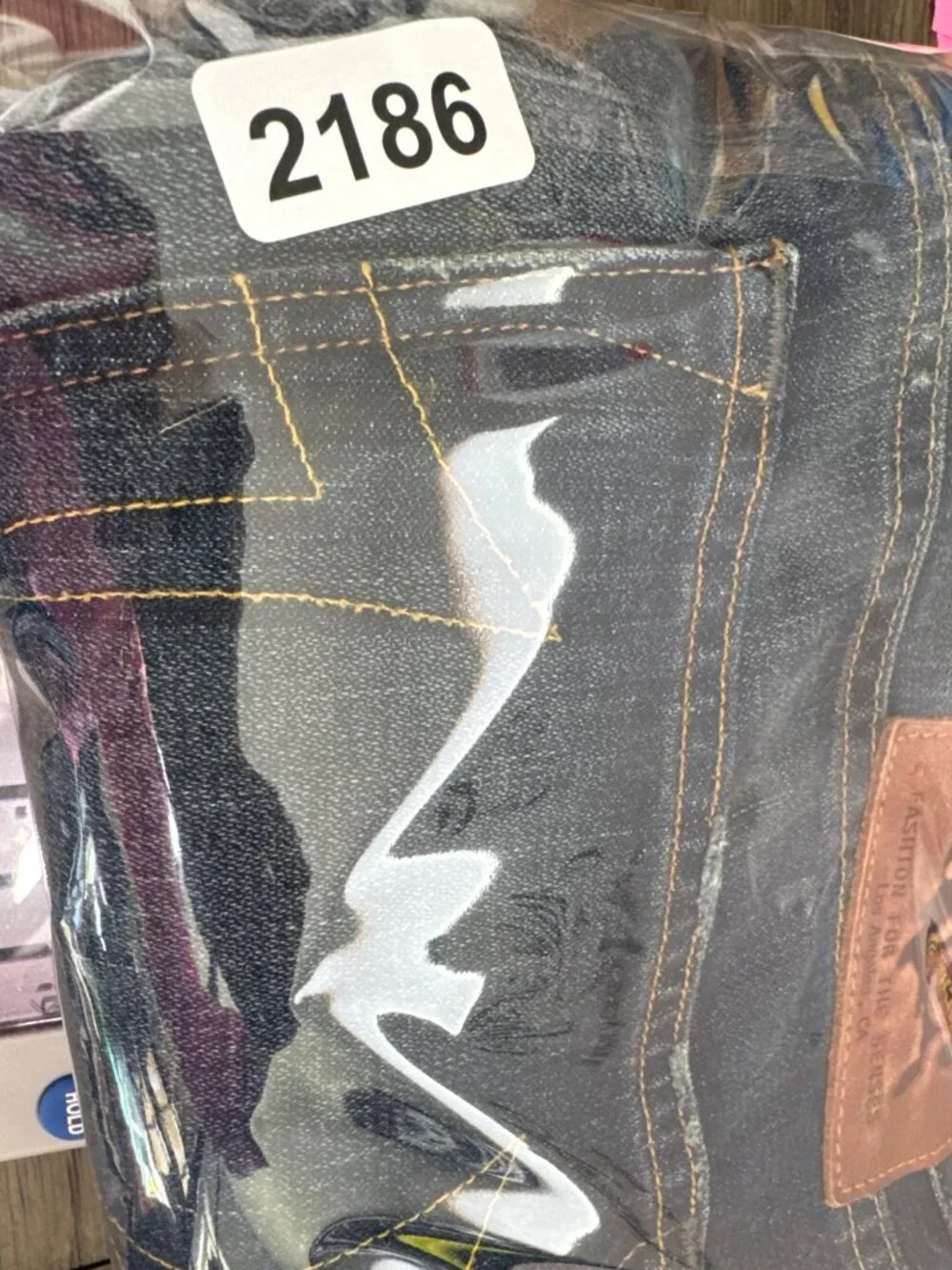True Religion Mens 38 Bobby Blue Jeans 90s Y2K Buttons Casual Comfort Western
